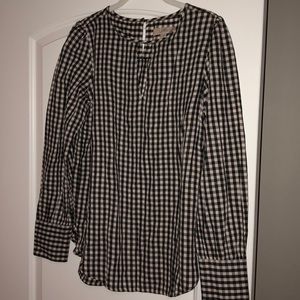 Loft gingham top